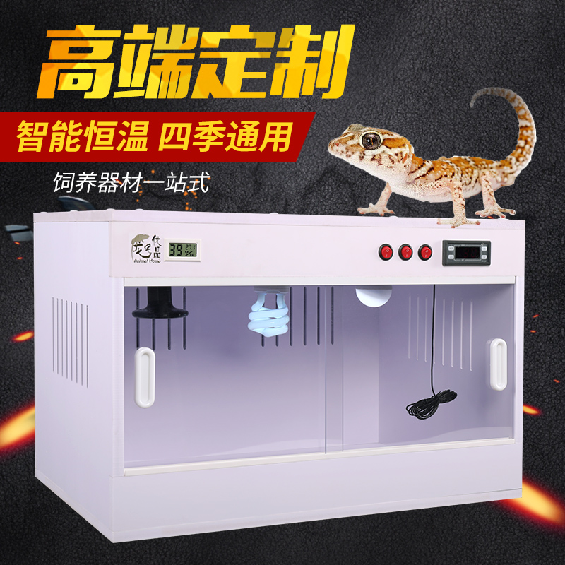 PVC reptile thermostatic box climbing and heating rearing box lizard Lutheran tortoise Tortoise Turtle's Incubator Patron of the Palace Favorite Climbing Box