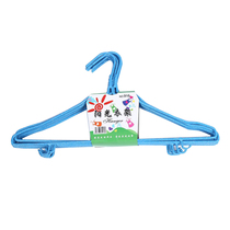 Adult clothes hangers plastic wire thick dry and wet dual-use traceless clothes home balcony drying clothes hanging clothes shelves