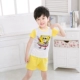 Đặc biệt hàng ngày bé trai và bé gái áo thun cotton ngắn tay phù hợp với trẻ em hai mảnh đồ ngủ mùa hè cho bé