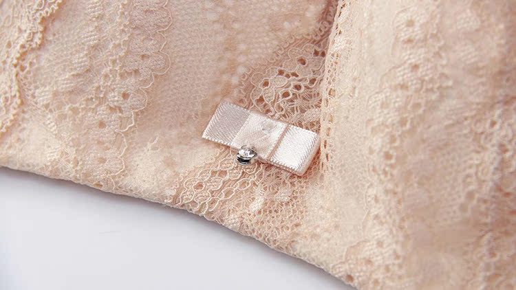 Fenzi 岱 3172 full cup phần ren mỏng đẹp lưng áo ngực tập hợp không có vòng thép kích thước lớn bọc ngực đồ lót chống sáng quần áo lót