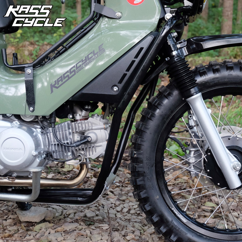 Wuchuan Style Body Protection Bar Is Suitable for Honda Cub Cc110 Engine Anti-Collision and Anti-Fall Bumper Modification Parts