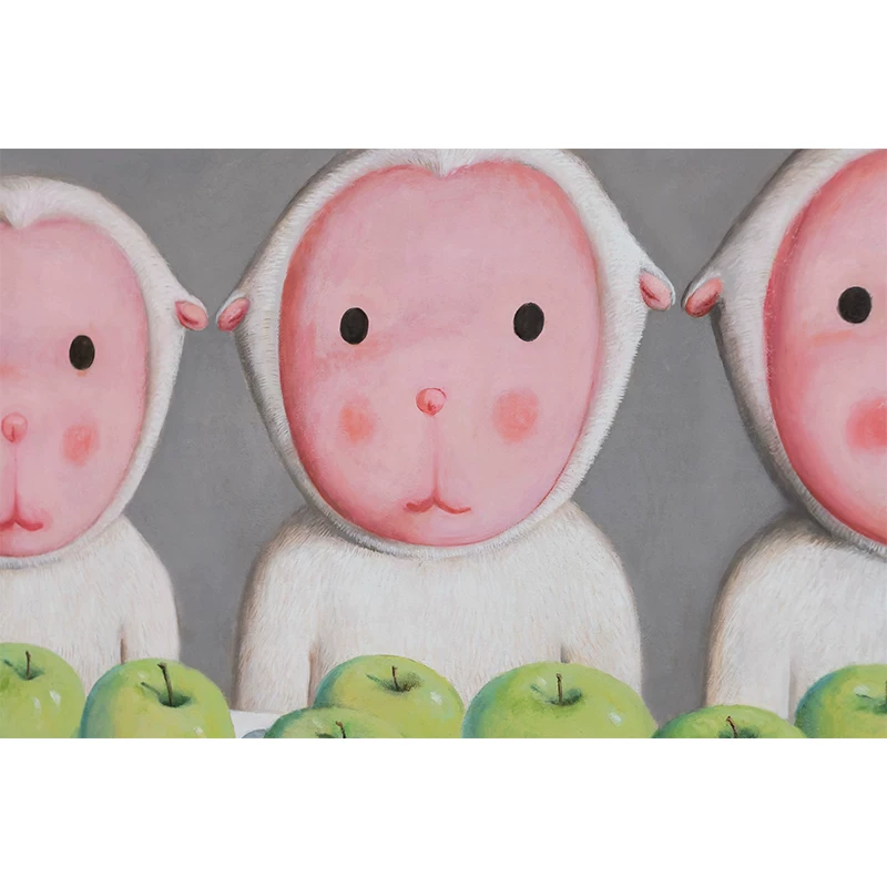 И Art L Yang Yuanyuan Подпись ограниченная печать Искусство оригинальное пространство Decoration Sanyang Kaitai