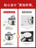 Aistar 304 Stainless Steel Milk Pot, Enlarged and Deepened, Uncoated, Baby Food Pot, Small Milk Pot, Thickened