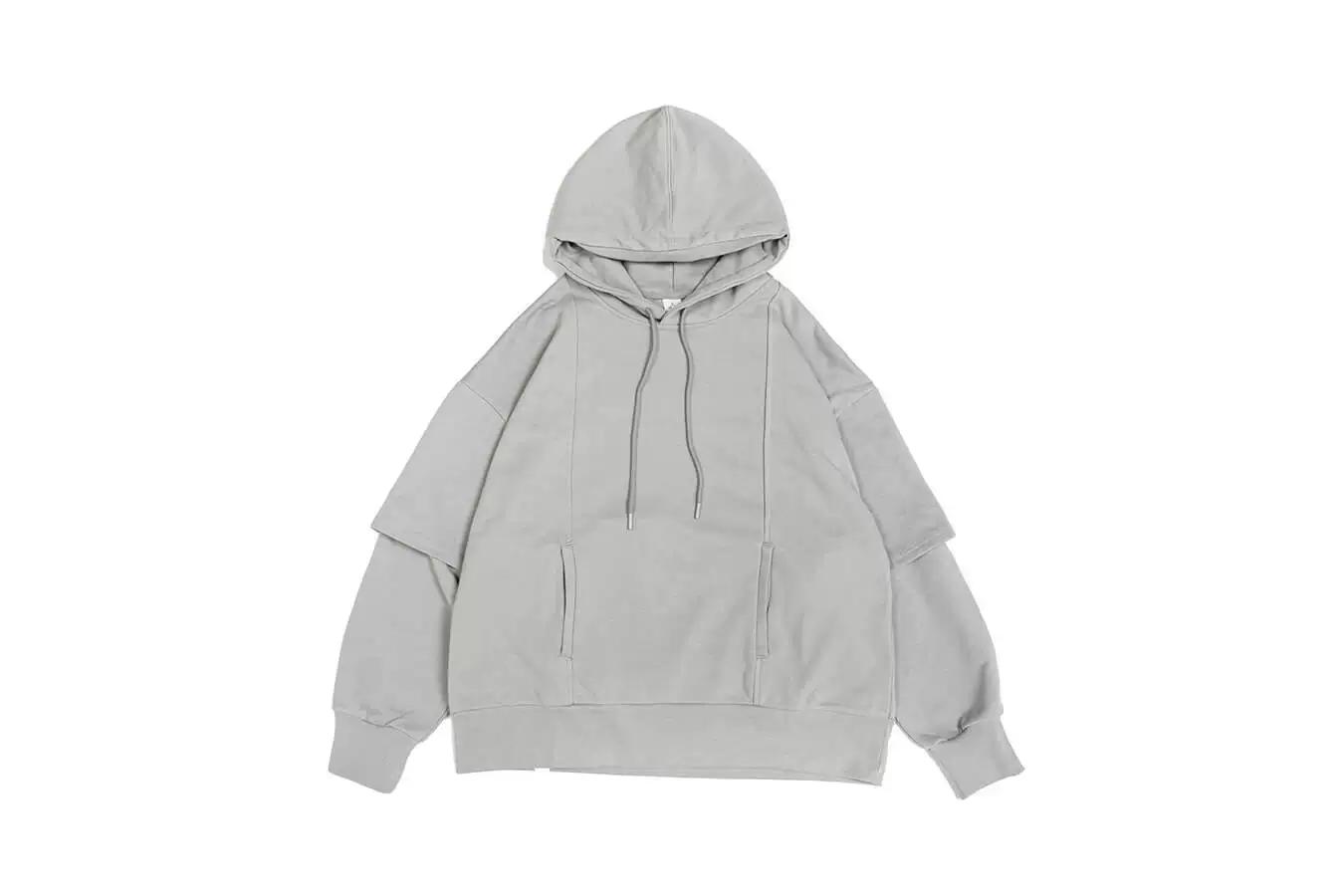 Nanrari 23 A/W 23-EM. Пикантная броня худи геометрическая резка резки