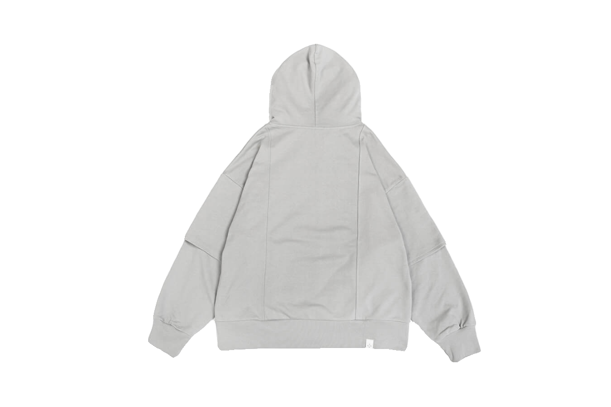 Nanrari 23 A/W 23-EM. Пикантная броня худи геометрическая резка резки