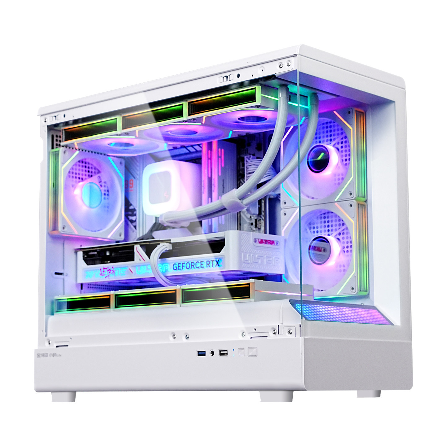 [National Subsidy 10%]Jingtian Huasheng I7 14700F Upgraded to U7 265Kf/I5-14600Kf/Rtx5060Ti Computer Desktop Assembly Complete Set Delta Full System