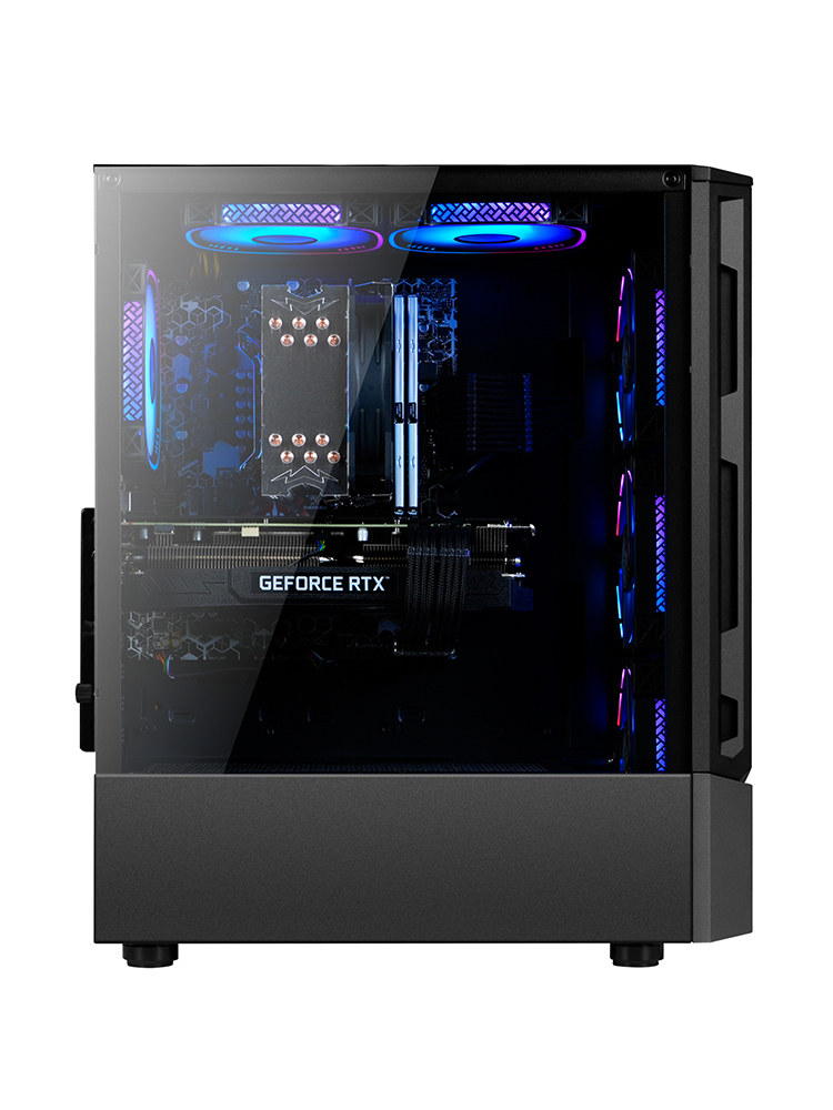 [National Subsidy 10% + 16g Video Memory]Jingtian Huasheng I7 14700Kf/I5 14600Kf/Rtx5060Ti Complete Computer for Modeling and Design, DIY Assembly Gaming Brand Desktop Computer