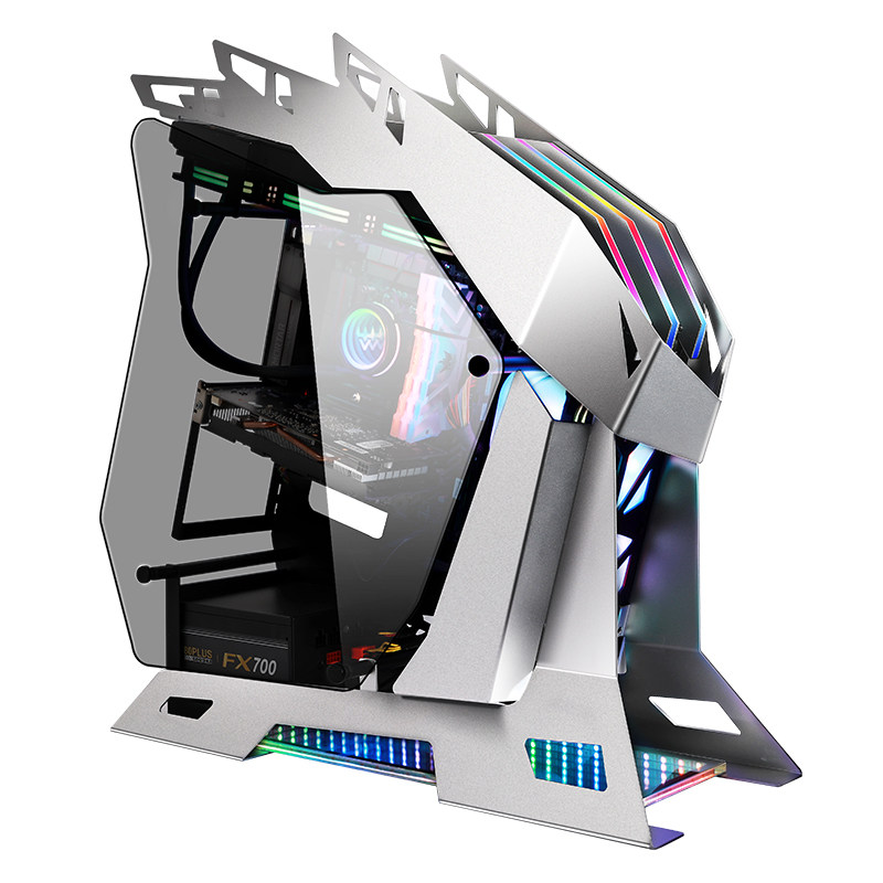 Large Buffalo Iron Blood Warrior Heterosexual Chassis Full Side Transparent Desktop Computer Host Electric Race in Tower Water Cooling-Taobao