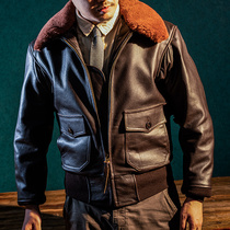 Mochen leather G1 cowhide flight suit Ying Ge Ying Ge Ying Ying media leather clothing