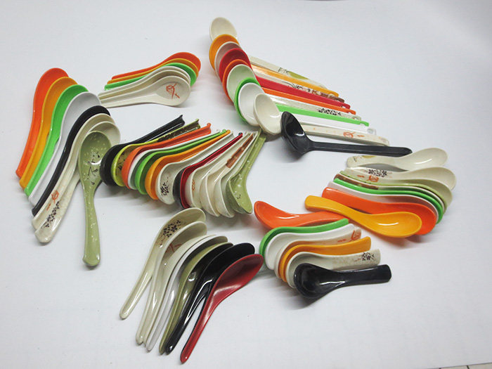 Color long handle spoon melamine soup spoon dessert spoon ramen soup spoon small spoon children's household spoon spoon spoon commercial