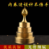 Pure copper Mizon for the Buddha Seamless Manza Disc Repair Pan Mancha Roman Da Chassis Bulk Hair 14cm