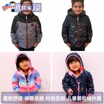 Fat Home American Direct Mail Gerry childrens fleece windbreaker plus velvet zipper hooded mens and womens cardigan jacket