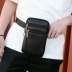 Túi da nam đa chức năng Messenger túi da bò thắt lưng 5,5-6-7 inch túi điện thoại di động túi dọc - Túi điện thoại