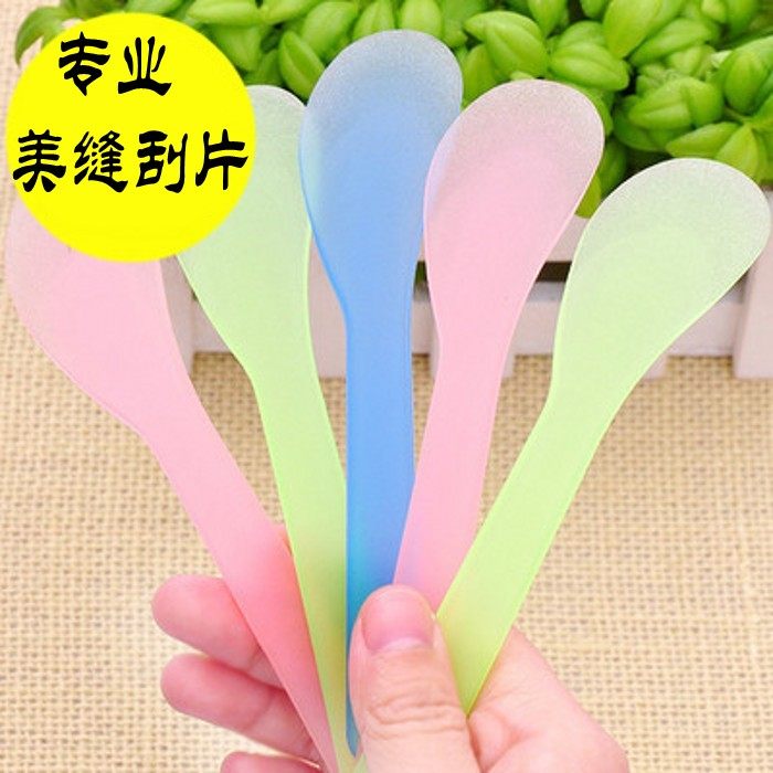 Beauty Seaming Agents Beauty Porcelain Glue Construction Tools Complete Press Stitch Double Set Squeegee Scraping Spoon Scraper Blade Tile Special Press Stitch