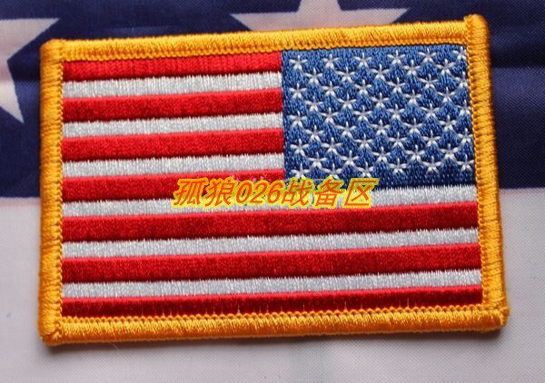 American Badge Arm Embroidery Red Right Arm (Other For Sale)