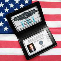 American Agent X-Files American drama fans F-B-I drivers license driving license certificate package