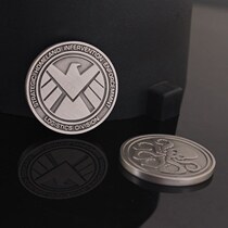 Agents of S.H.I.E.L.D. S.H.I.E.L.D. Hydra double-sided metal badge logo commemorative coin collectible coin