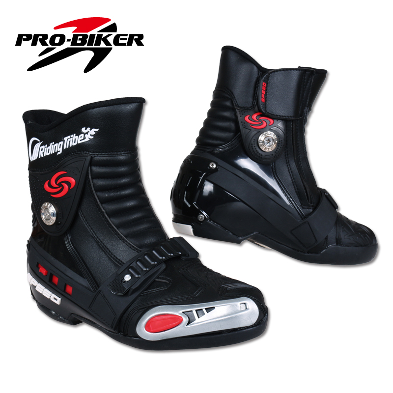 New version racing shoes Locomotive Boots Road Riding Non-slip Protective Boots Cross-country Locomotive Shoes Rider's Boots Equipped with boot