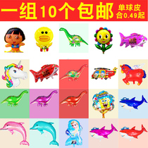 High quality space balloon lift-off cartoon balloon best-selling childrens baby toy ball ball flying balloon stall hot sale