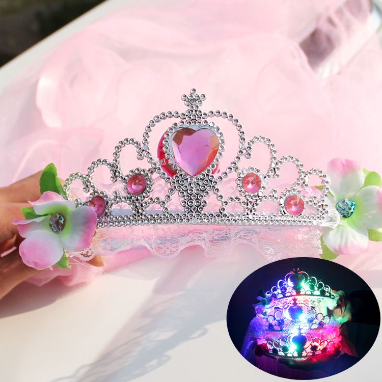 Cung cấp trực tiếp bán mũ thơm mới cho trẻ em tiara Liuyi hiển thị hiệu suất đạo cụ vương miện đền giá bán nóng - Phụ kiện tóc băng đô turban