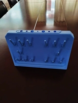 Primary and secondary school physics and chemistry laboratory sink cabinet with 14-rod PP drip rack