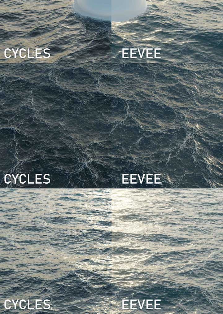 [汉化版]Blender一键生成真实海浪程序化水面与物理交互插件Realocean+中文教程文件
