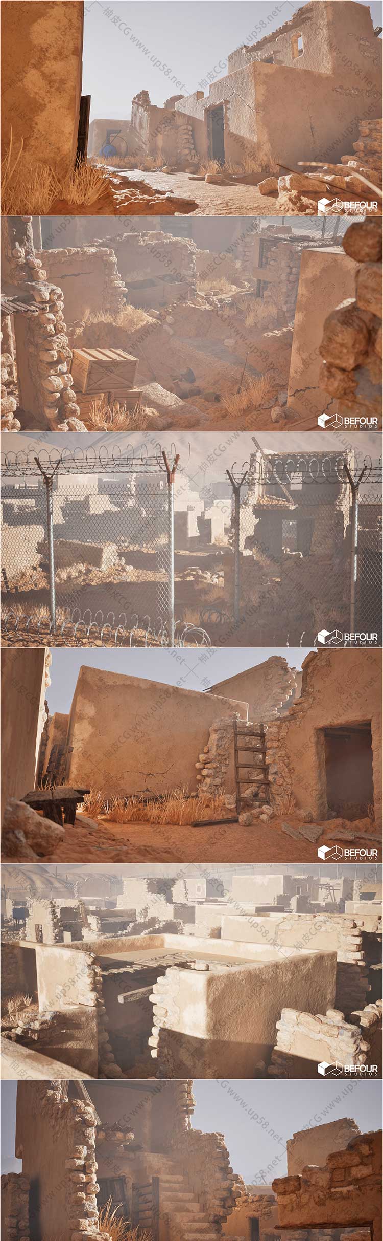 Unreal Engine古代沙漠遗迹环境及地图生成器 PCG