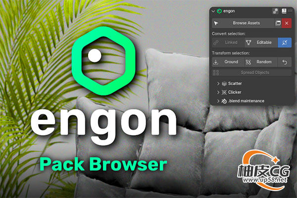 [汉化版]Blender资产浏览器管理插件Engon v1.9.1