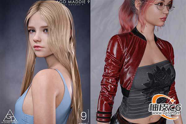 Daz studio 3D角色模型素材合集2026年度4月第二波