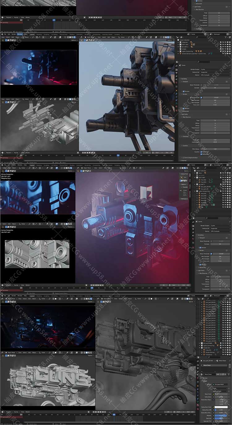 Blender设计&制作界面片头标题序列视频教程(中文字幕)