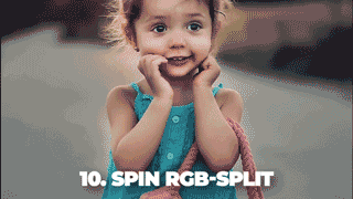 Pr模板 聚焦冲击旋转平移信号损坏无缝视频转场Pr预设后期特效