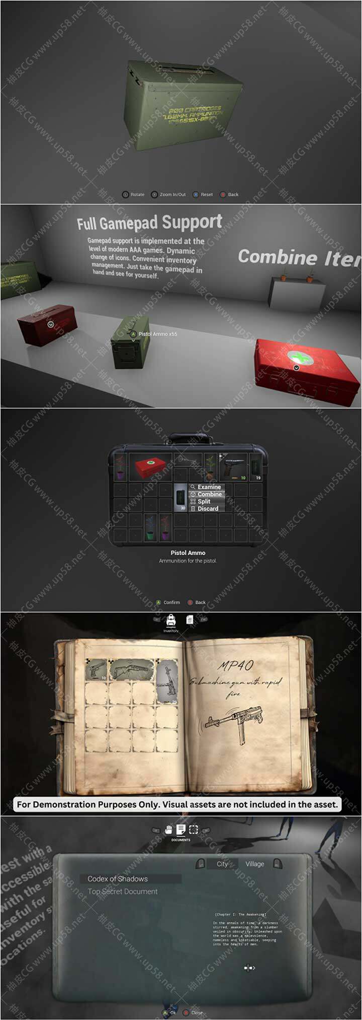 Unreal Engine高度可定制的多功能物品系统Inventory System X