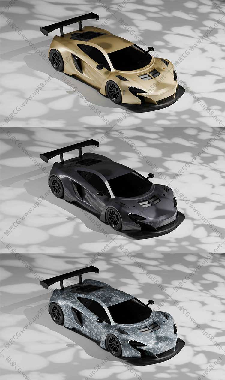 [汉化版]Blender一键生成展厅级程序化汽车涂装材质插件Car Paint Generator v1.1.0