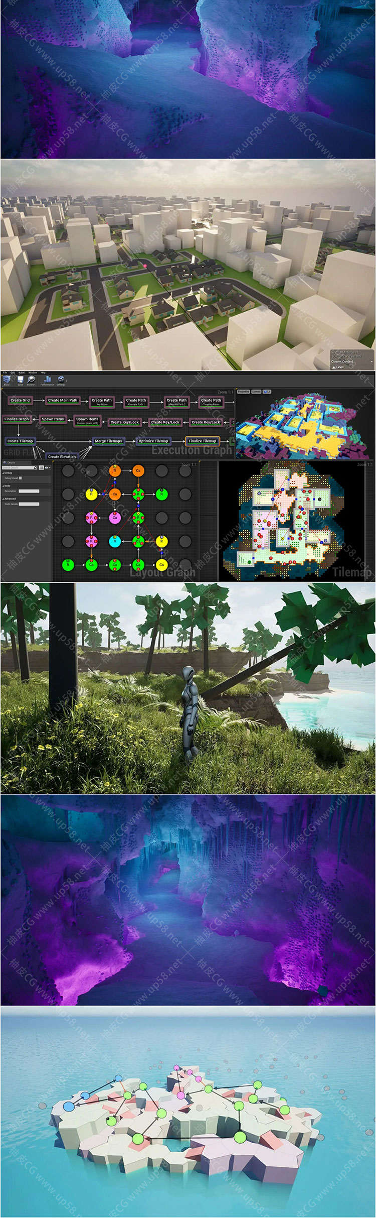 Unreal Engine程序化关卡生成插件DungeonArchitect v2.38