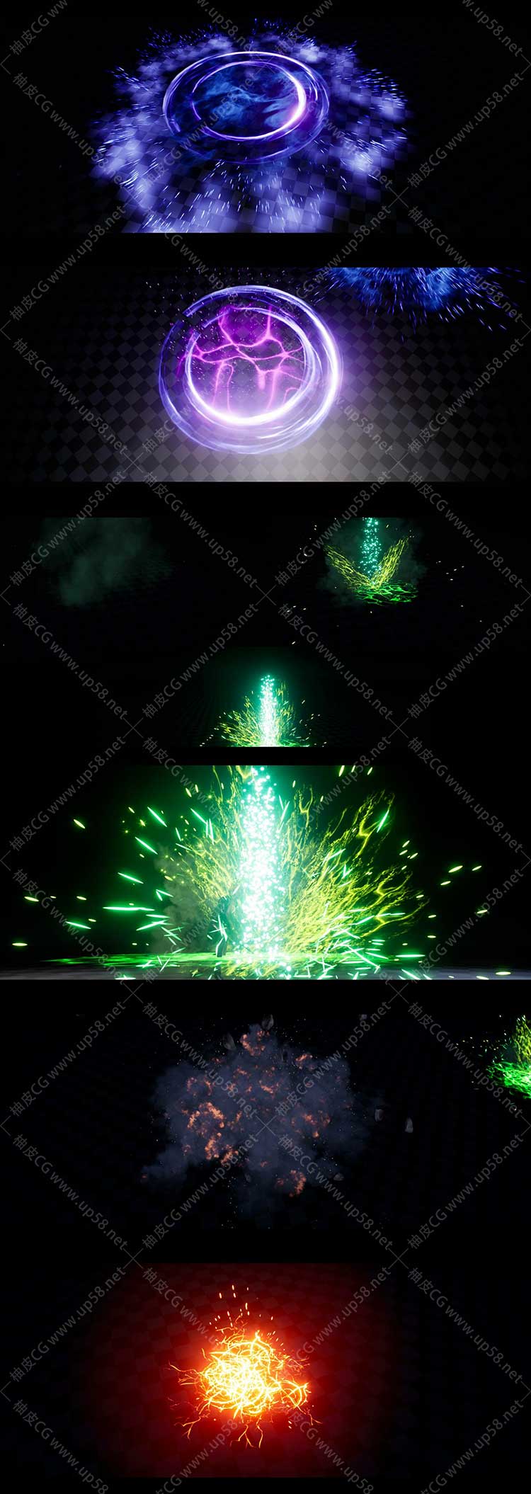 20+Unreal Engine高级Niagara特效资源包Niagara Advanced Skills