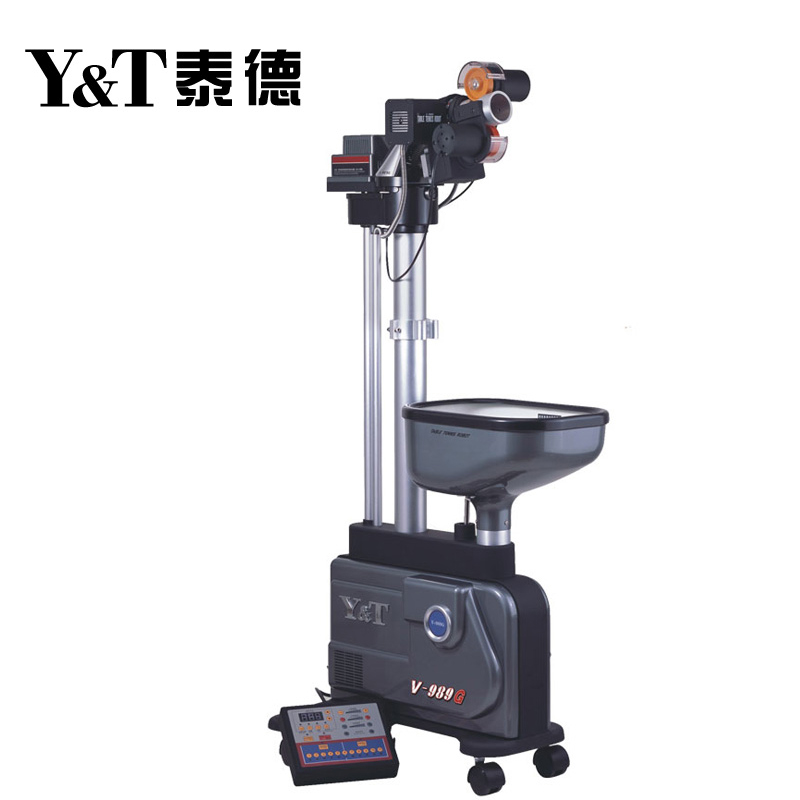 TED table tennis ball machine V-989G floor-standing automatic ball training device Deluxe version of the trainer