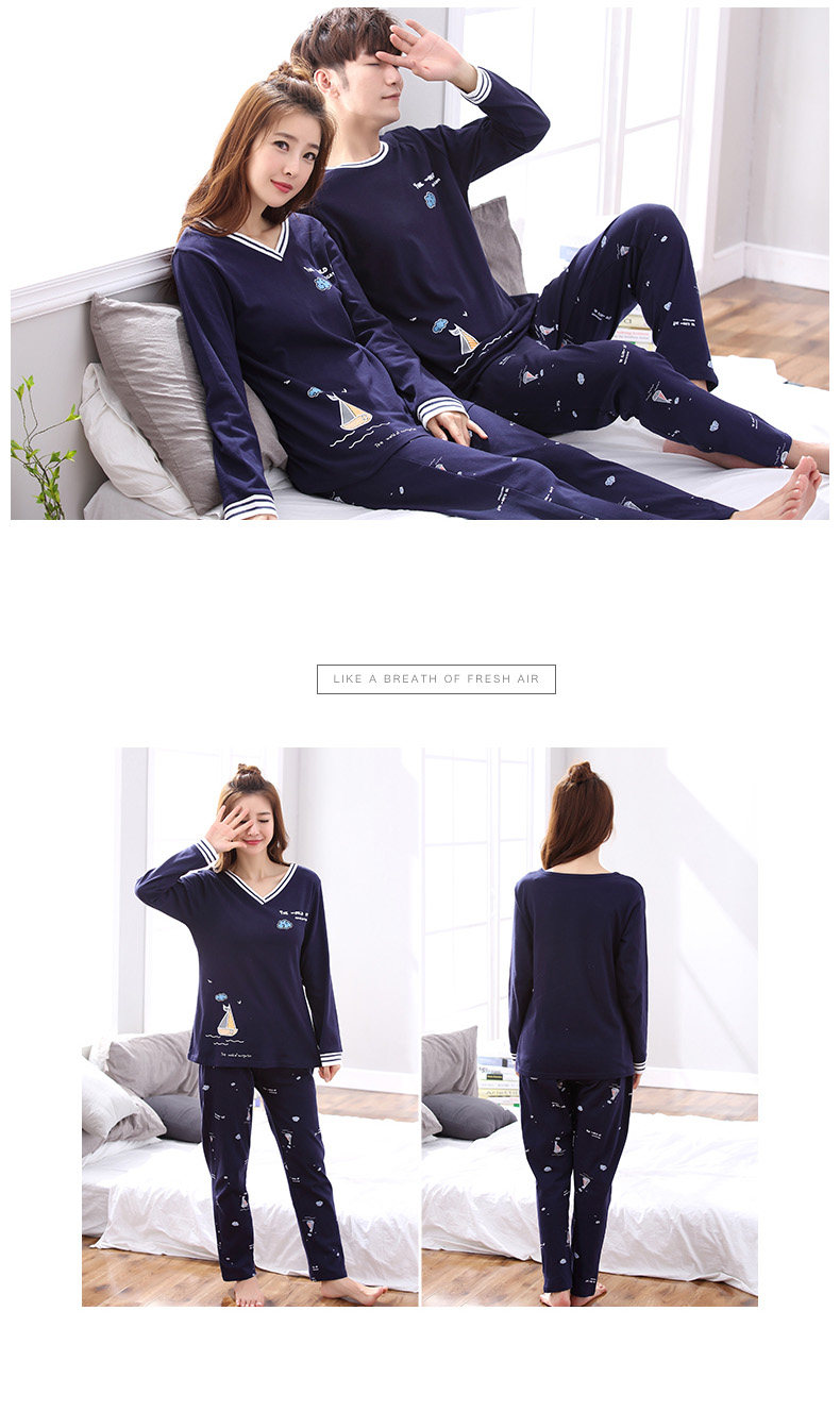 Pyjama mixte en Coton à manches longues - Ref 3005520 Image 13