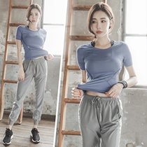Tide Cards Summer New Sports Suit Women Casual Fashion Speed Dry Yoga Clothes Fitness Room Outdoor Morning Running Wear