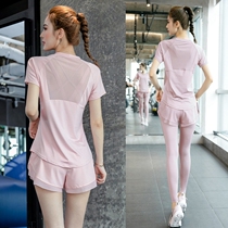 Europe Station 2022 Summer New Leisure Sports Suit Women Fashion Temperament Fitness Running Yoga Clothes Two Sets