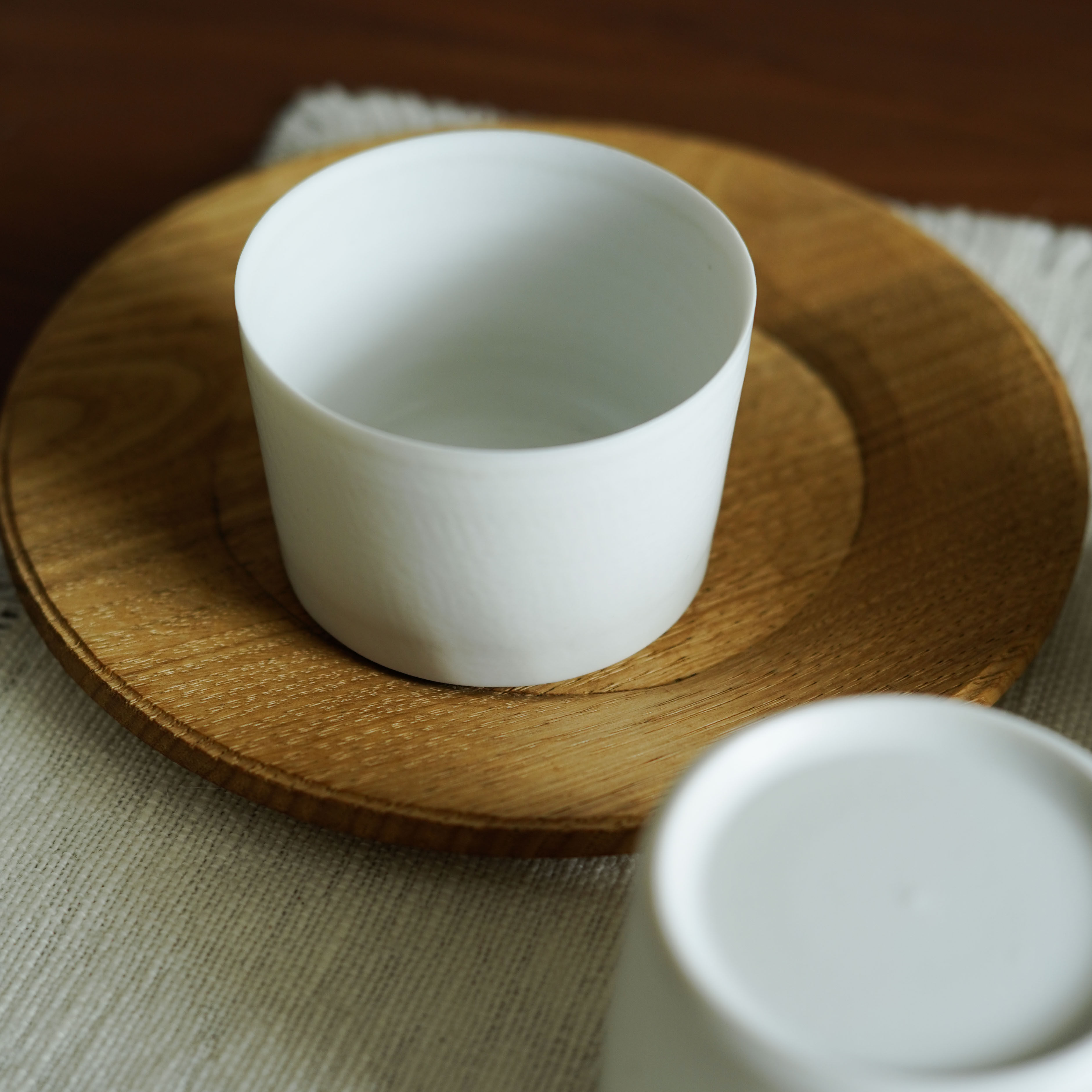 手工制作日式陶艺咖啡杯岩切秀央型打丸杯纯色风格日本家用咖啡杯 