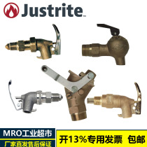 Justrite oil barrel discharge valve 08910 inverted material valve 08902 explosion proof oil barrel tap 08540