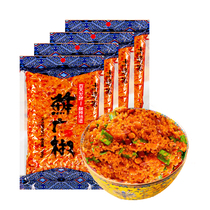 Hubei soil Taoist dregs fried squeezed Guangjiao pepper pepper spicy pepper spicy pepper Hunan Yichang farmhouse 400g * 4 bags
