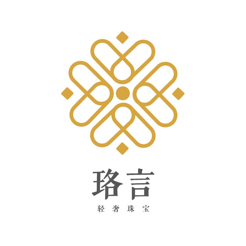 珞言轻奢珠宝的LOGO