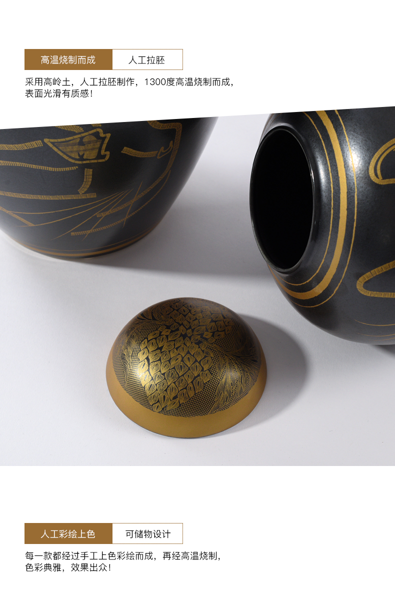 Mediterranean style glazed ceramic as cans accessories between example of the abstract animal cat design hallway closet bottles of furnishing articles
