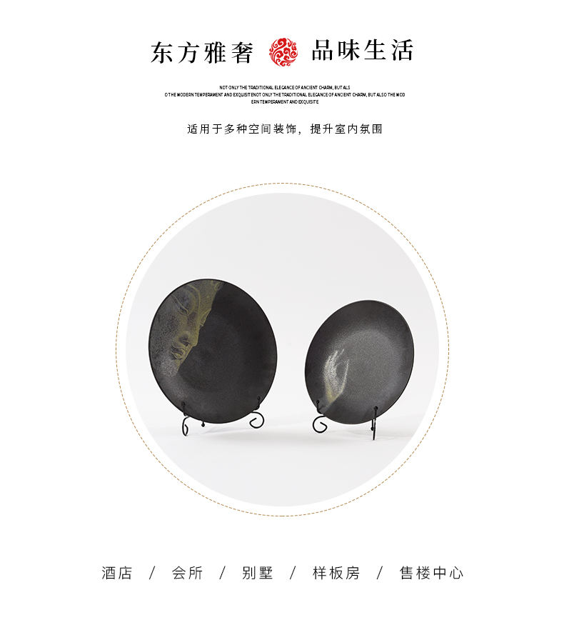 New Chinese style ceramic plate of zen bodhisattva furnishing articles home sitting room TV ark, study porch desktop soft adornment