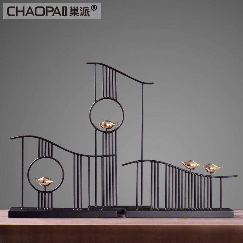 Modern Home Decoration Pint Living Room TV Wine Cabinet Furnishing Creative Minimalist Iron Art-like board room Home Furnishing Room