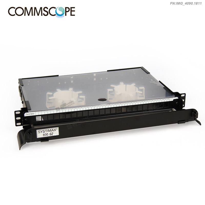 Original CommScope AMP AMP 24-port fiber optic distribution frame rack type 600G2-1U-UP-FX weak electric fiber optic box terminal box