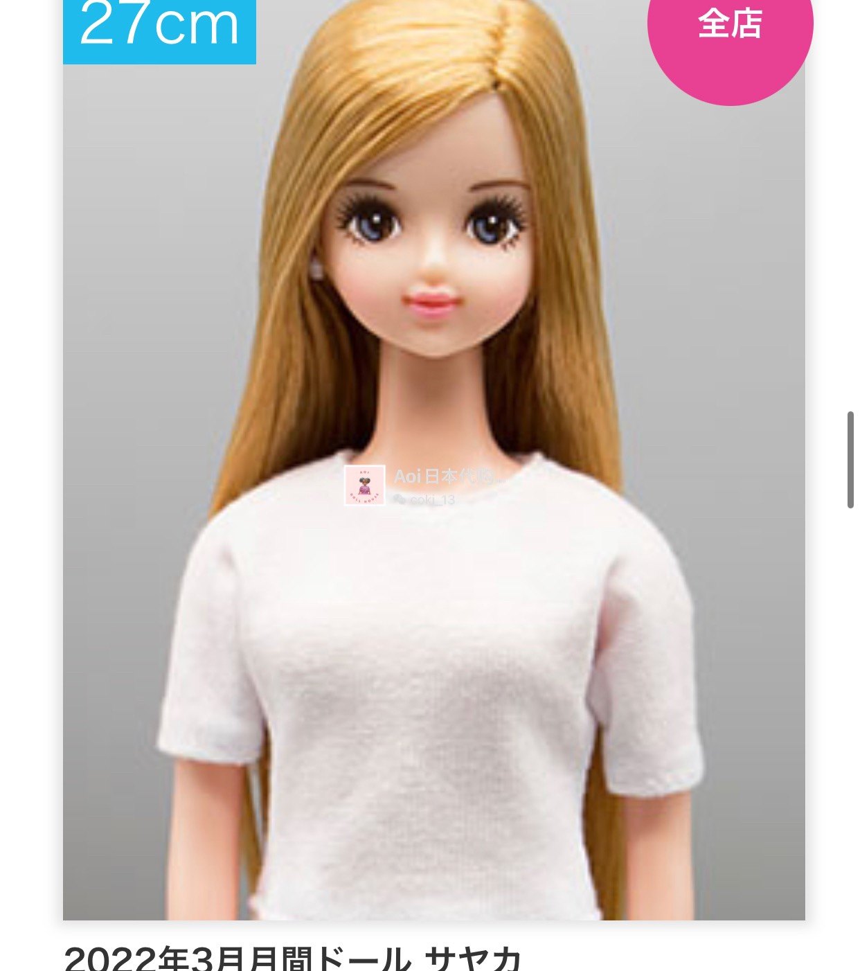 Aoi Japanese Jenny doll jenny friend sayaka2022 years 2 months