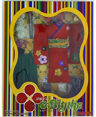Aoi Japanese BLYTHE doll doll kimono kimono bathrobe
