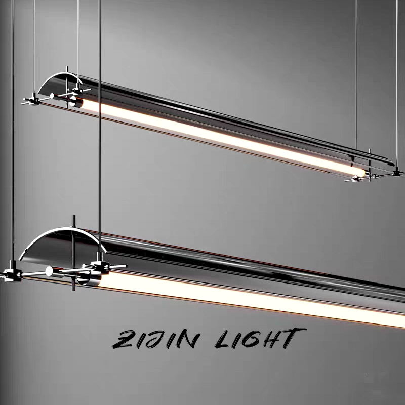 Designer Leichao Restaurant Chandelier Modern Minimalist Studio Cashier Front Desk Bar Counter Linear Chandelier Designer Leichao Restaurant Chandelier Modern Minimalist Studio Cashier Front Desk Bar Counter Linear Chandelier